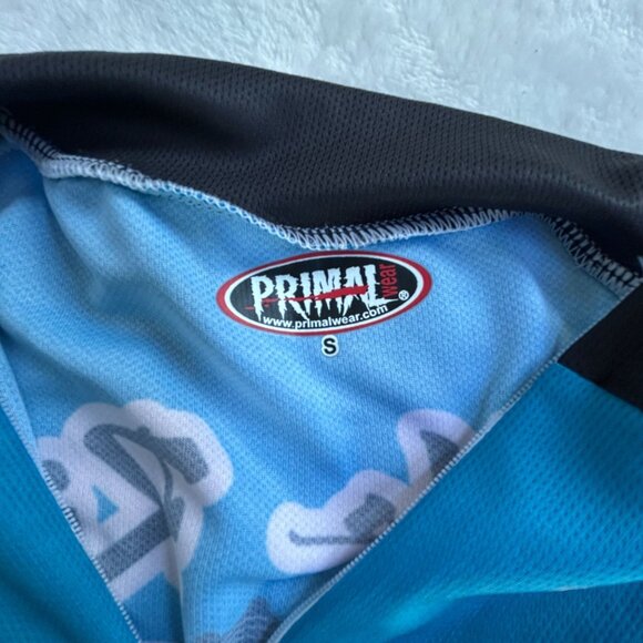 Primal Wear Cycling Jersey Let Us Ride! California Checkered Mens Small Blue - Picture 4 of 9